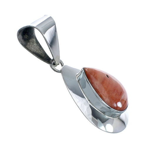 Navajo Oyster Shell Tear Drop Pendant JX129903